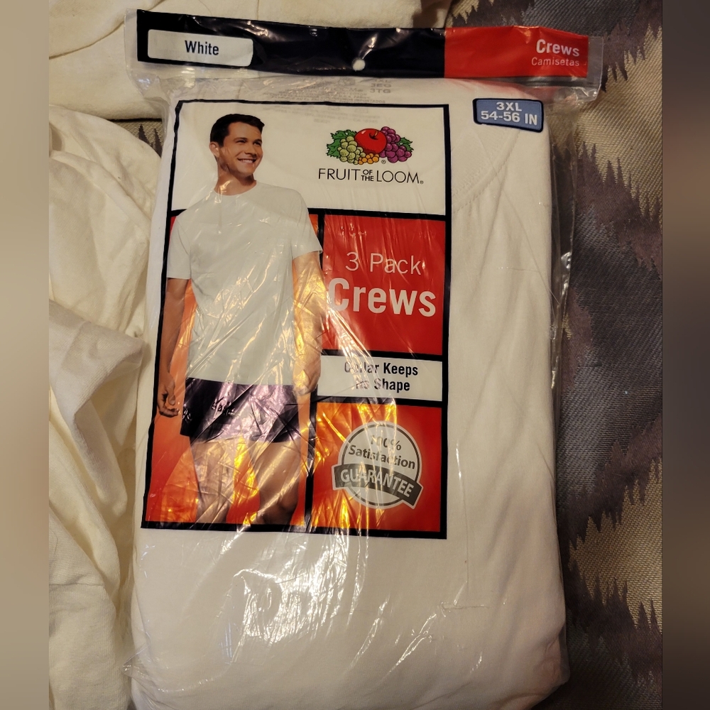 Mens White Tees 3XL 11 tops